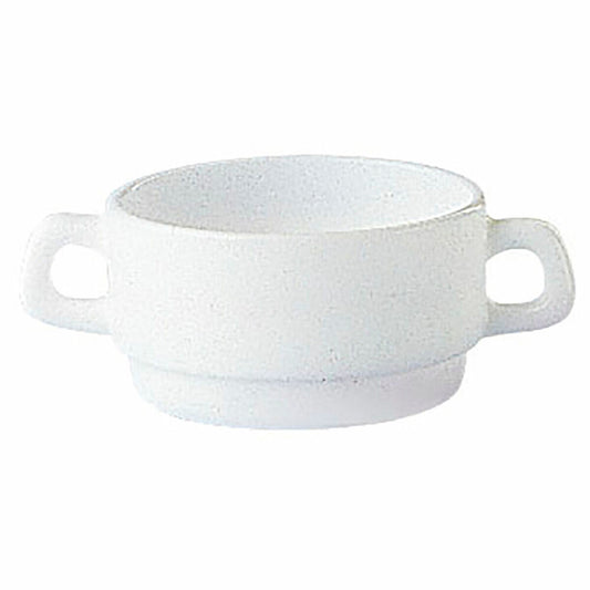 Bowl Arcoroc Restaurant Soup White Glass 310 ml (6 Pieces)