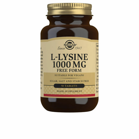 L-Lysine Solgar Lisina 50 Capsules Solgar