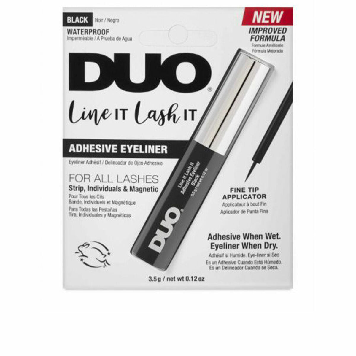 Applikator für künstliche Wimpern Ardell Pro Duo Adhesive Eyeliner-Kleber Schwarz 3,5 g