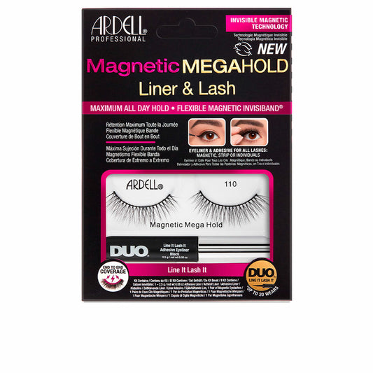 Set mit falschen Wimpern Ardell Magnetic Megahold Liner &amp; Lash Nr. 110