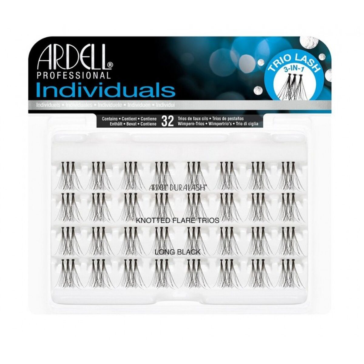 Set of false eyelashes Ardell Duralash Long Black Individual eyelashes 32 Units byKim Ardell