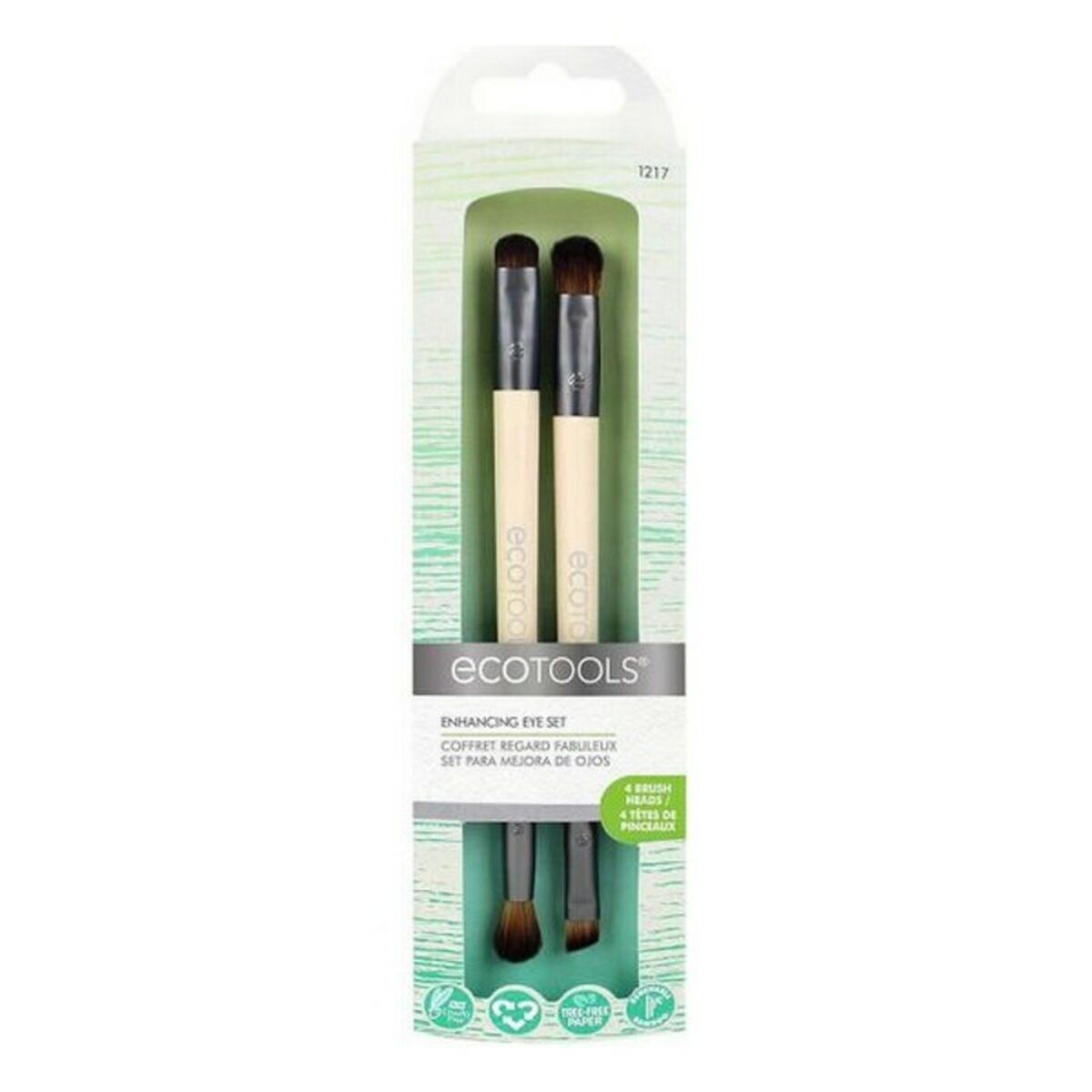 Set mit Make-up-Pinseln zur Betonung der Augen Ecotools 1217 (2 pcs) 2 Stücke