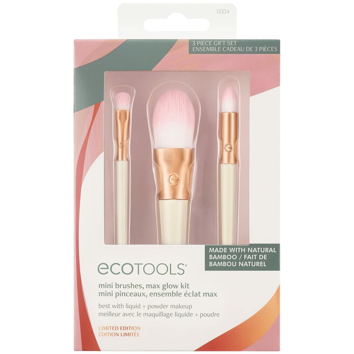 Make-up-Pinsel-Set Ecotools Ready Glow Limitierte Auflage 3 Stück