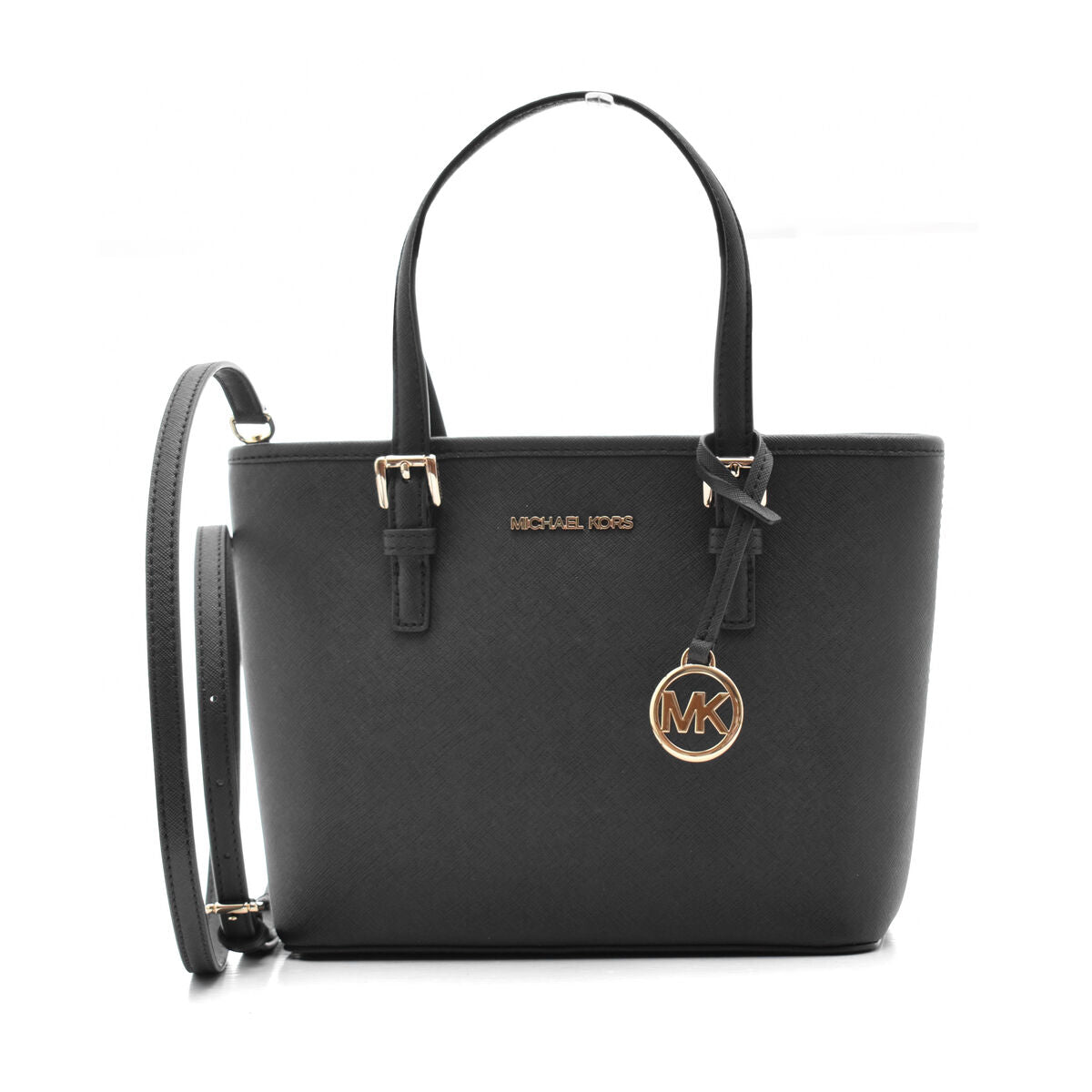 Damenhandtasche Michael Kors 35T9GTVT0L-BLACK-NOIR Schwarz 22x18x10 cm