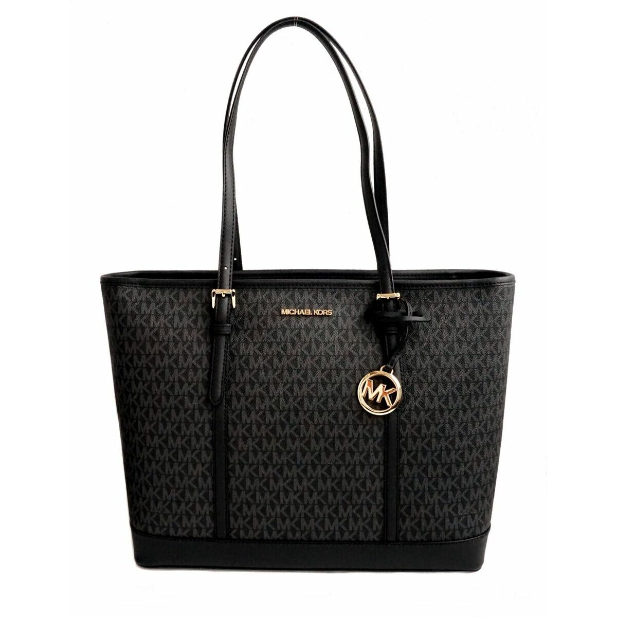 Damenhandtasche Michael Kors 35T0GTVT3V-BLACK-NOIR Schwarz 45 x 30 x 16 cm