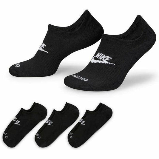 Socken Nike Everyday Plus gepolstert Schwarz