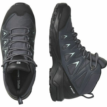 Hiking Boots Salomon X Braze Mid Gore-Tex Lady Black Salomon