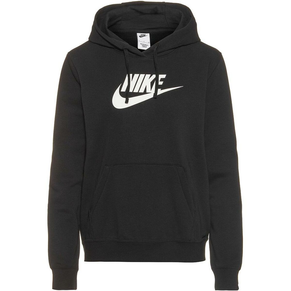 Damen-Kapuzenpullover Nike FLC GX STD PO HDY DQ5775 010 Schwarz