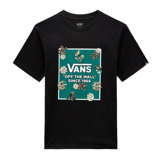 Kurzarm-T-Shirt für Kinder Vans FUNGI BOX FILL TEE-B VN000FGCBLK1 Schwarz