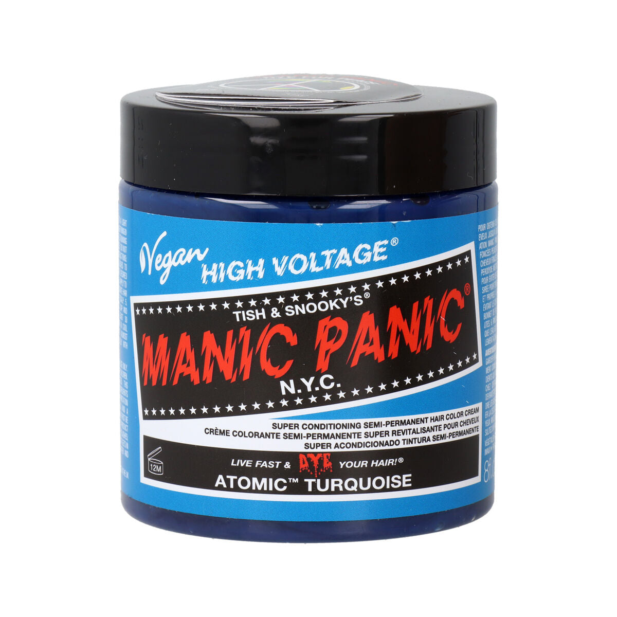 Semi-permanent Colourant Manic Panic Panic High Turquoise (237 ml) Manic Panic