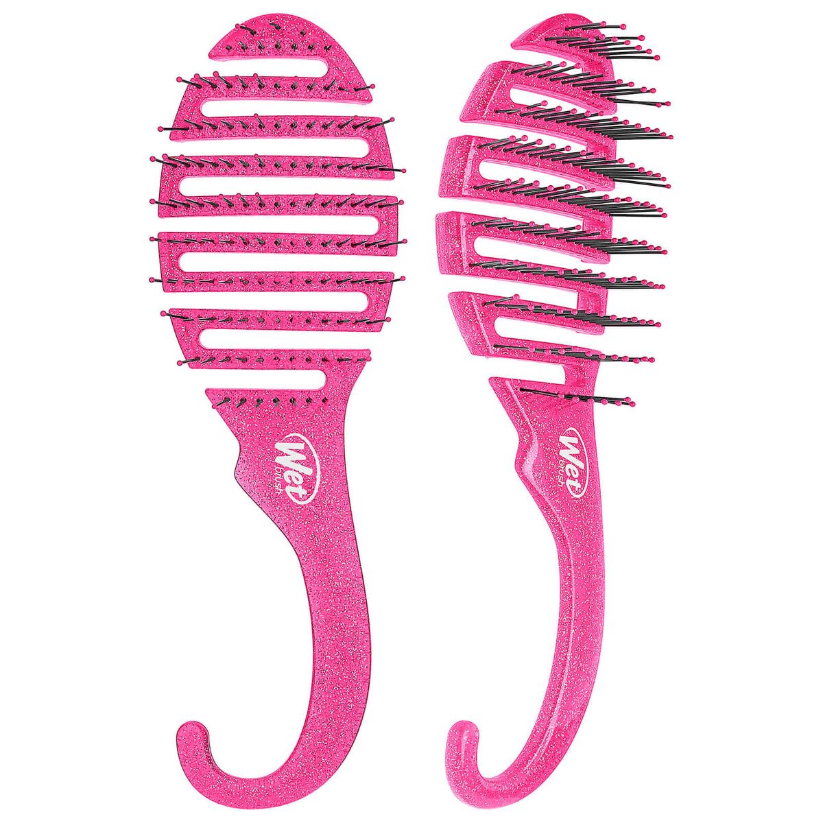 Detangling Hairbrush The Wet Brush Glitter Pink Shower The Wet Brush