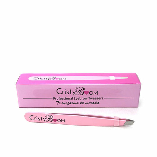 Tweezers for Plucking CristyBoom Professional Eyebrow Tweezers Pink (1 Unit) CristyBoom