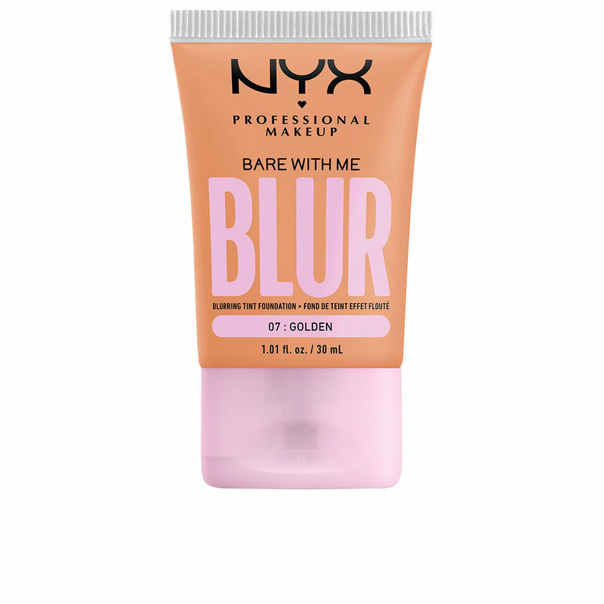 Flüssige Make-up-Basis NYX Bare With Me Blur Nº 07- golden (30 ml)