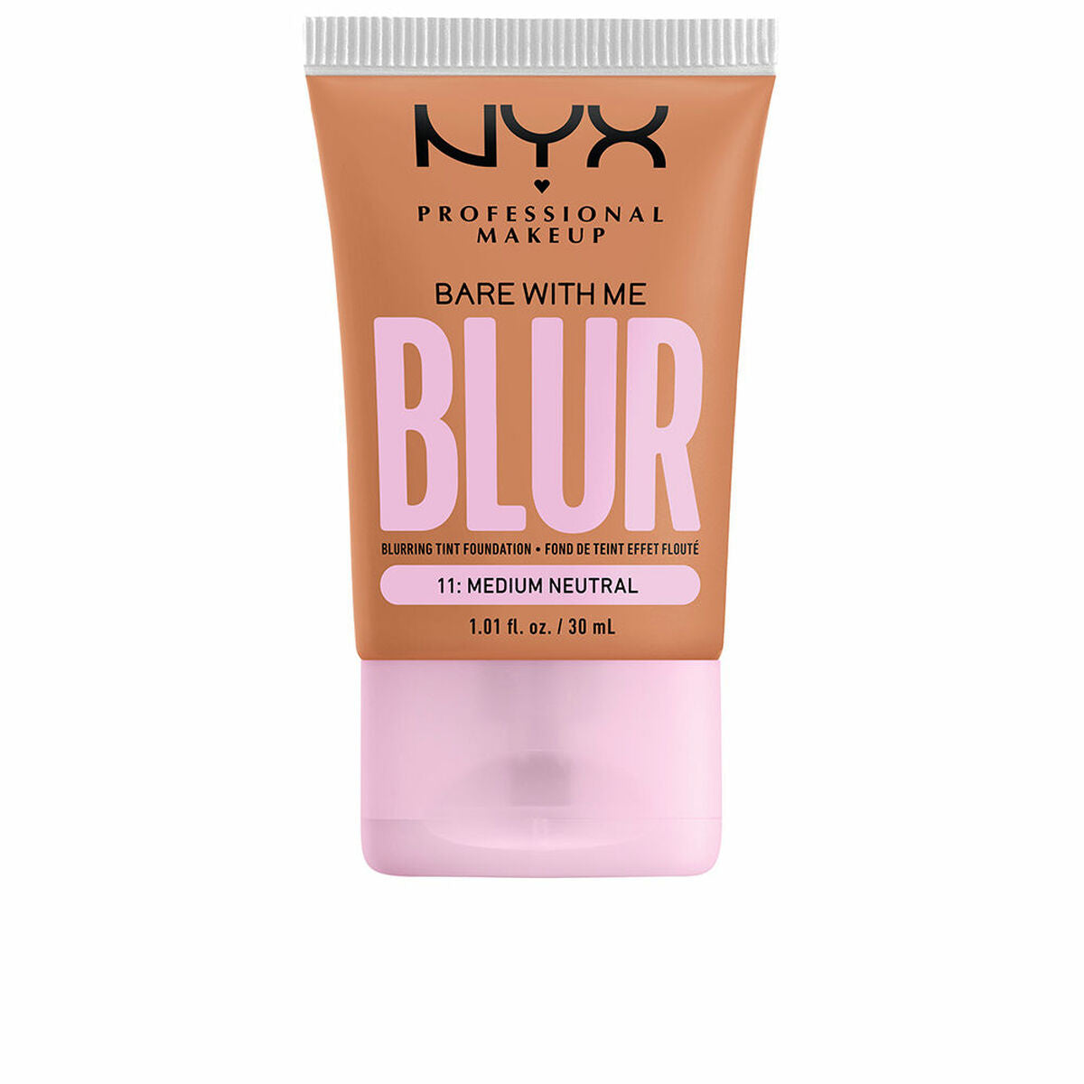 Creme-Make-up-Basis NYX Bare With Me Blur Nr. 14 Mittelbraun 30 ml