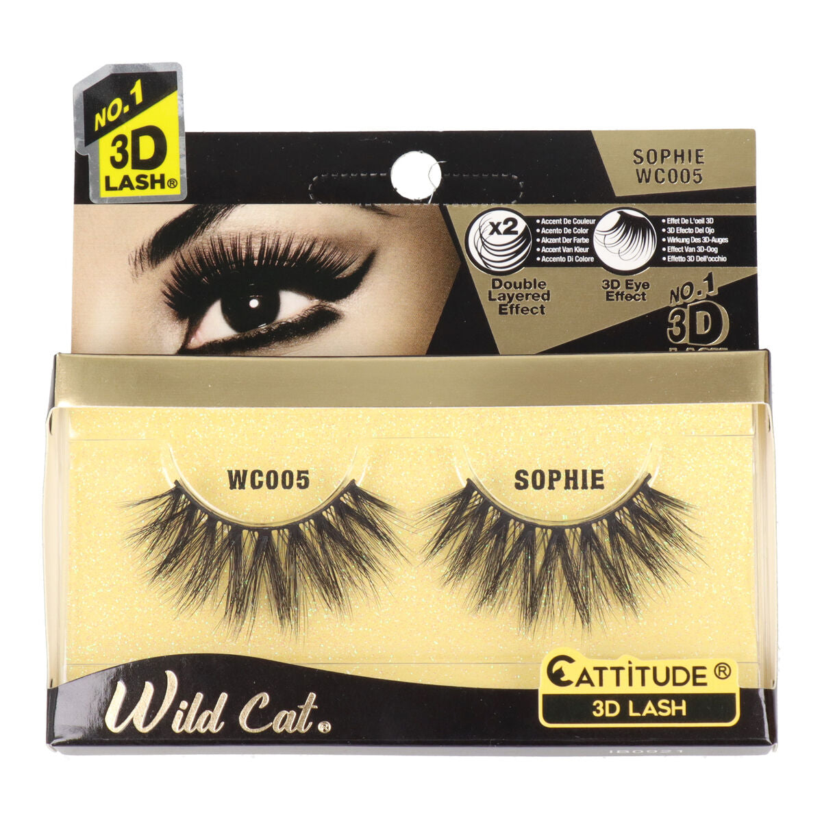 False Eyelashes Ebin New York Wild Cat Sophie