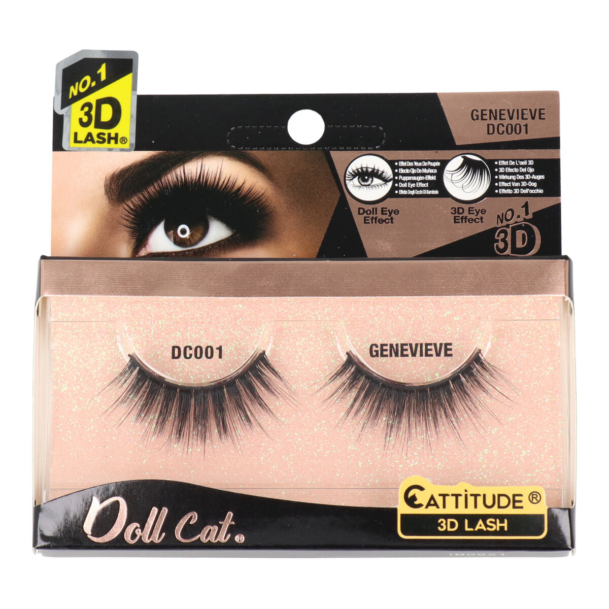 False Eyelashes Ebin New York Doll Cat Genevieve