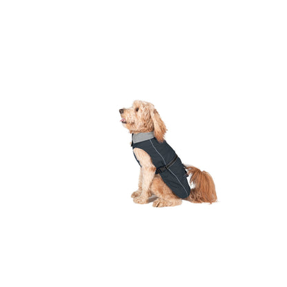 Dog raincoat Dog Gone Smart Black 50 cm Dog Gone Smart