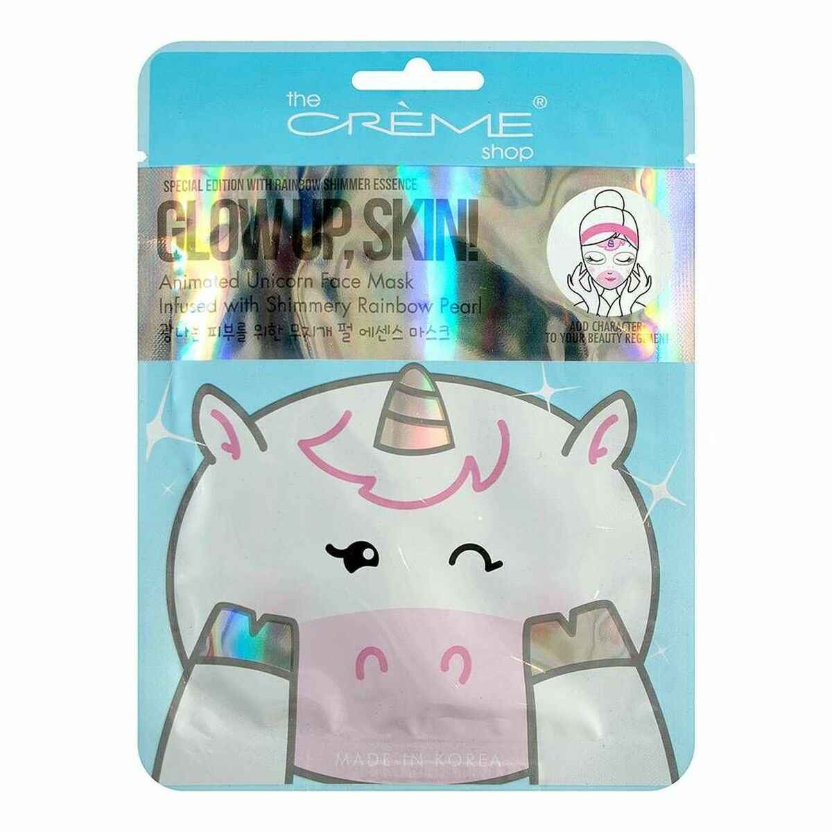 Facial Mask The Crème Shop Glow Up, Skin! Unicorn (25 g) The Crème Shop