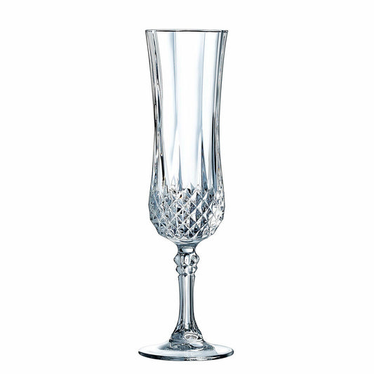 Champagne glass Cristal d’Arques Paris Transparent Glass (14 cl)