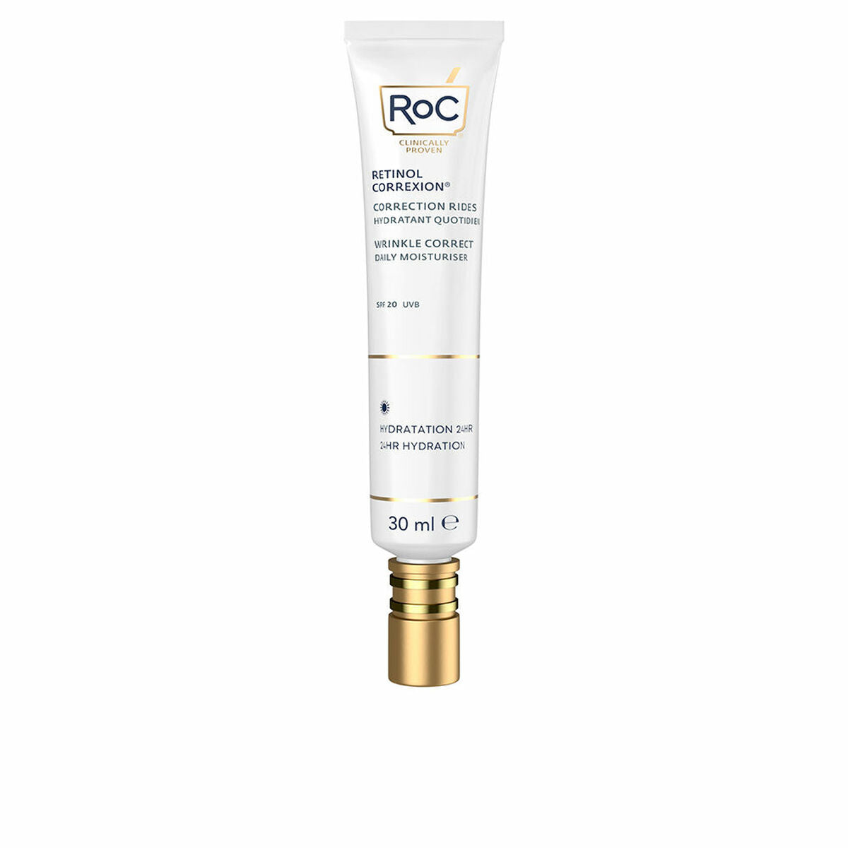 Anti-Falten-Creme Roc Wrinkle Correct Spf 30 Vitamin E Retinol 30 ml