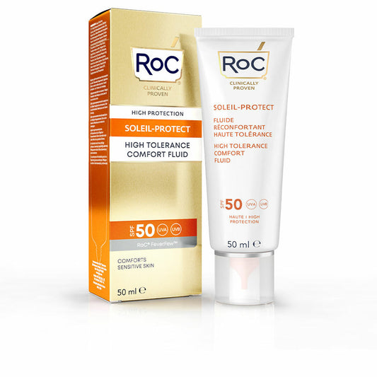 Sonnenschutz Roc High Tolerance Empfindliche Haut SPF 50 (50 ml)