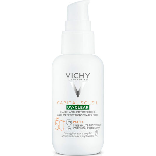 Sonnenschutzlotion Vichy Capital Soleil Uv Clear Anti-Imperfections Spf 50 (40 ml)