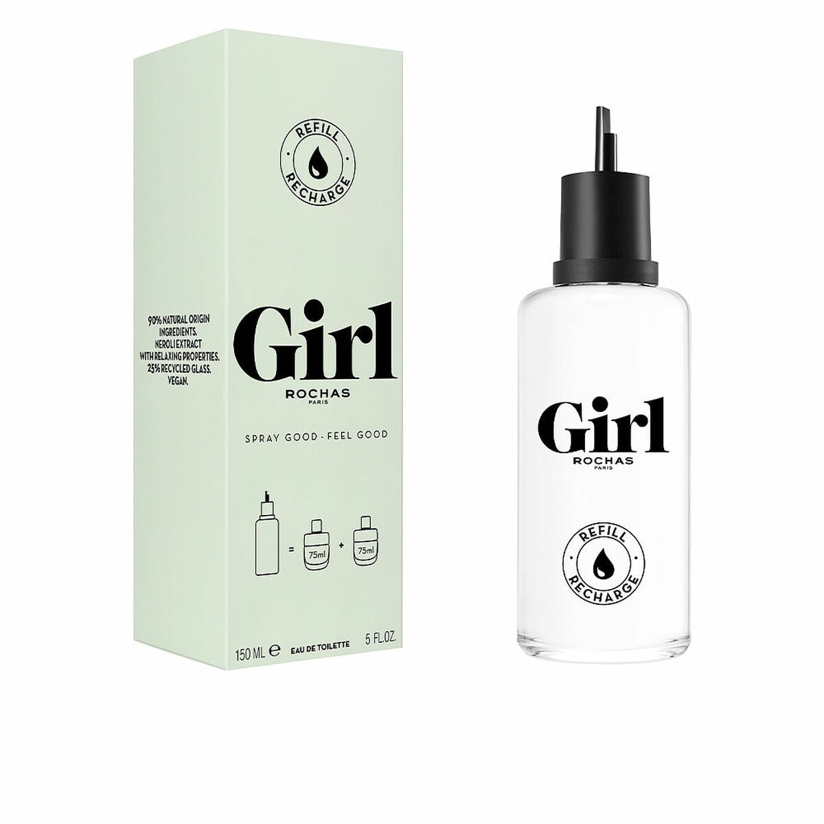 Damenparfüm Rochas Girl EDT 150 ml Nachfüllpackung