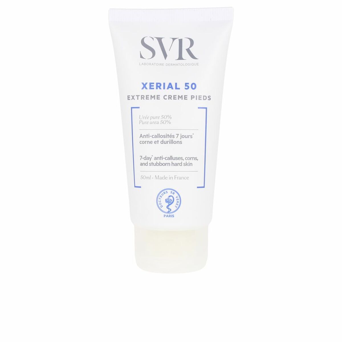 Feuchtigkeitsspendende Fußcreme SVR Xerial Urea 50 ml