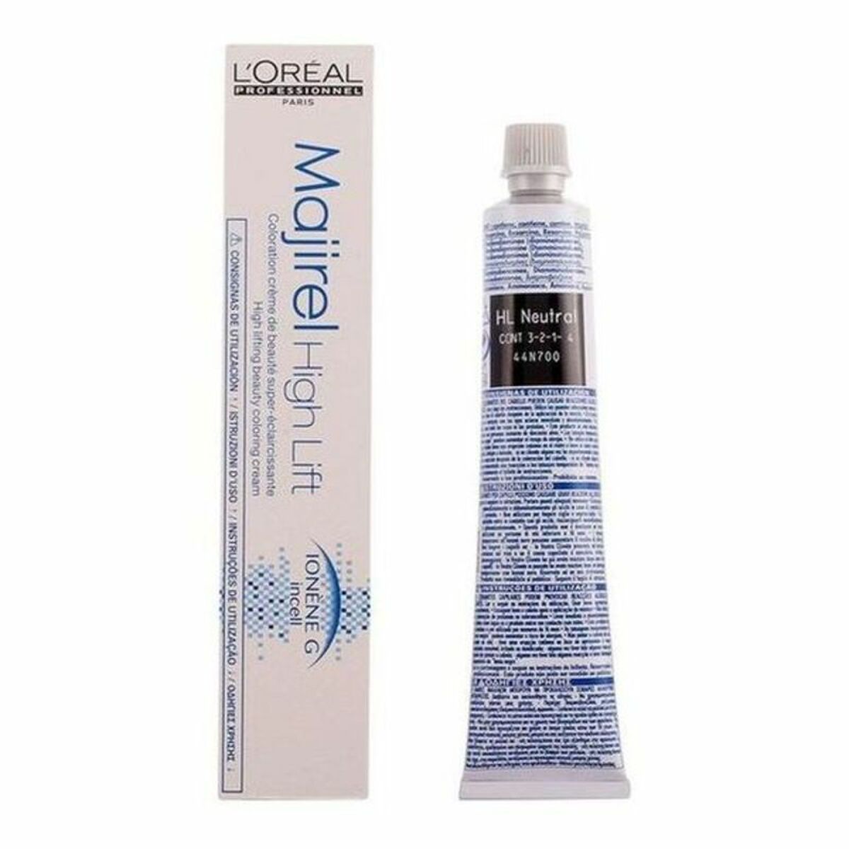 Permanent Dye Majirel High-Lift L'Oreal Professionnel Paris 0000019444 Neutral 50 ml LOreal Professionnel Paris