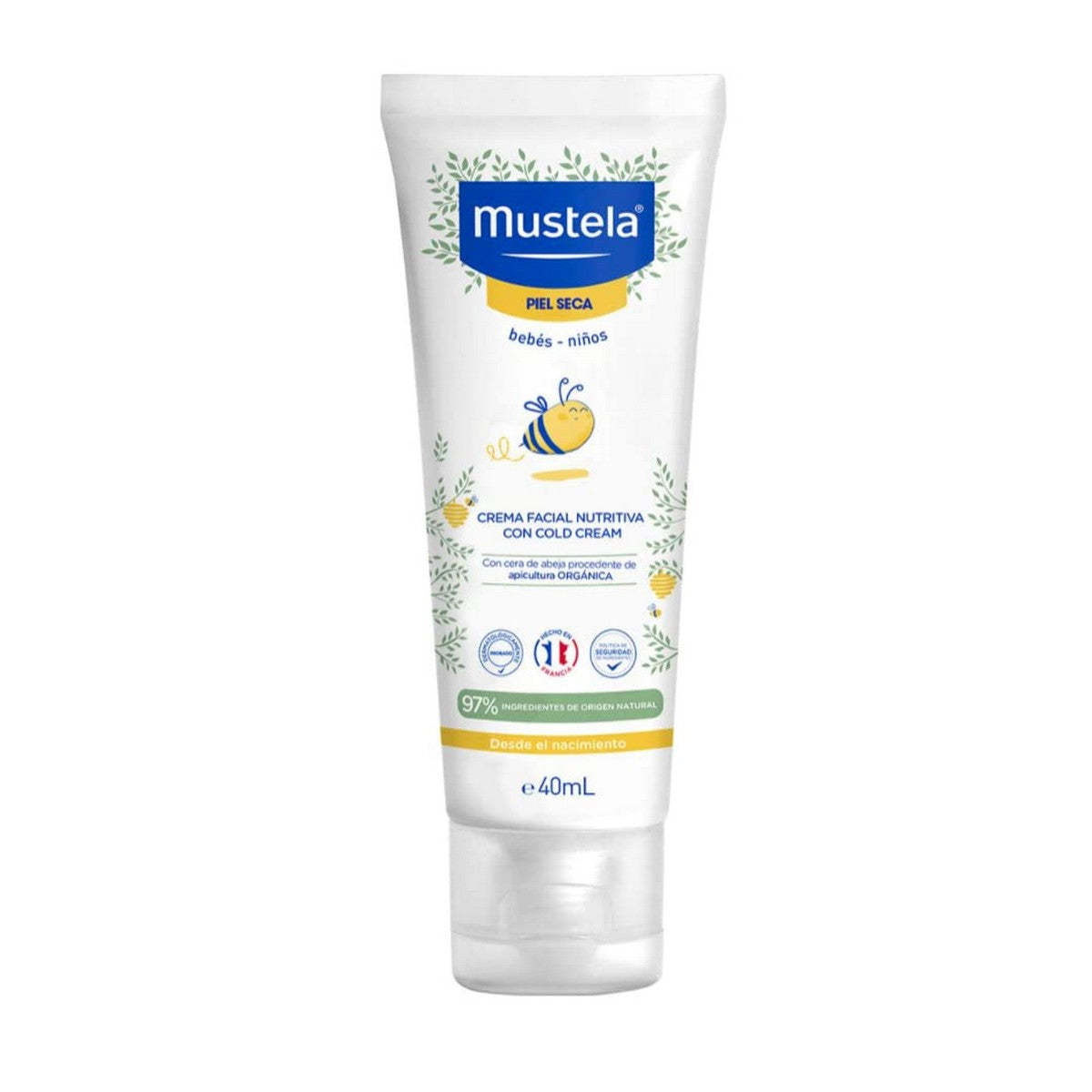 Pflegende Gesichtscreme Mustela Cold Cream Boys Babies (40 ml)