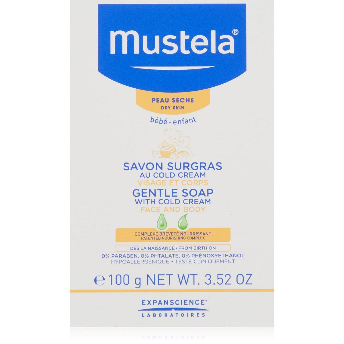 Seifenkuchen Mustela Cold Cream (100 g)