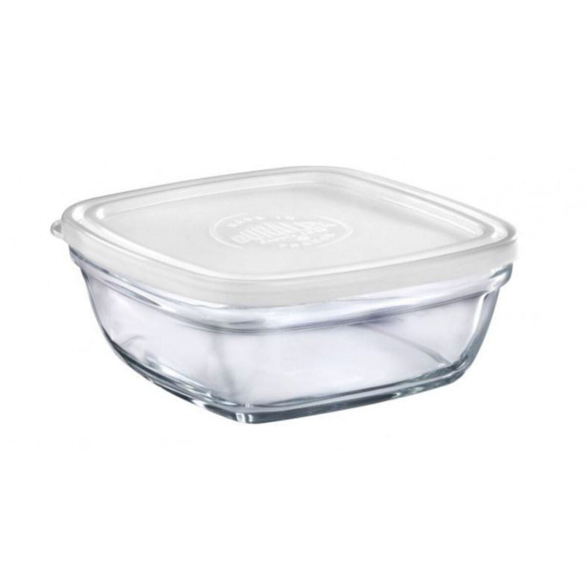 Lunchbox Freshbox Transparent Quadratisch Mit Deckel (20 x 20 x 8 cm) (20 cm)