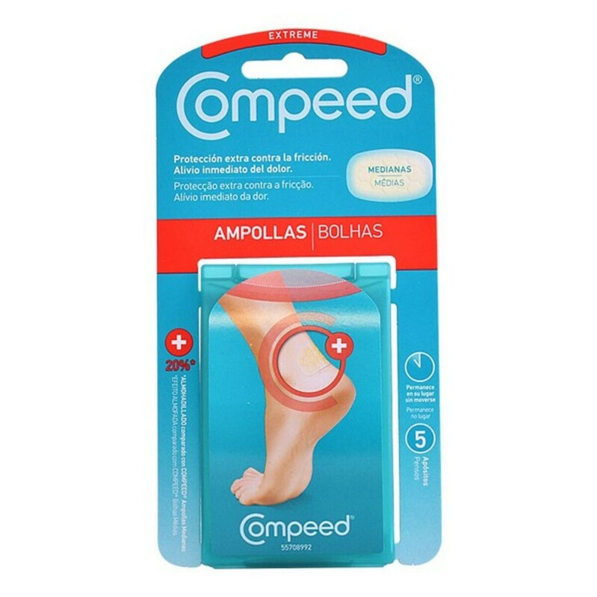 Anti-Blasen-Fußcreme Extreme Compeed Ampollas (5 uds)