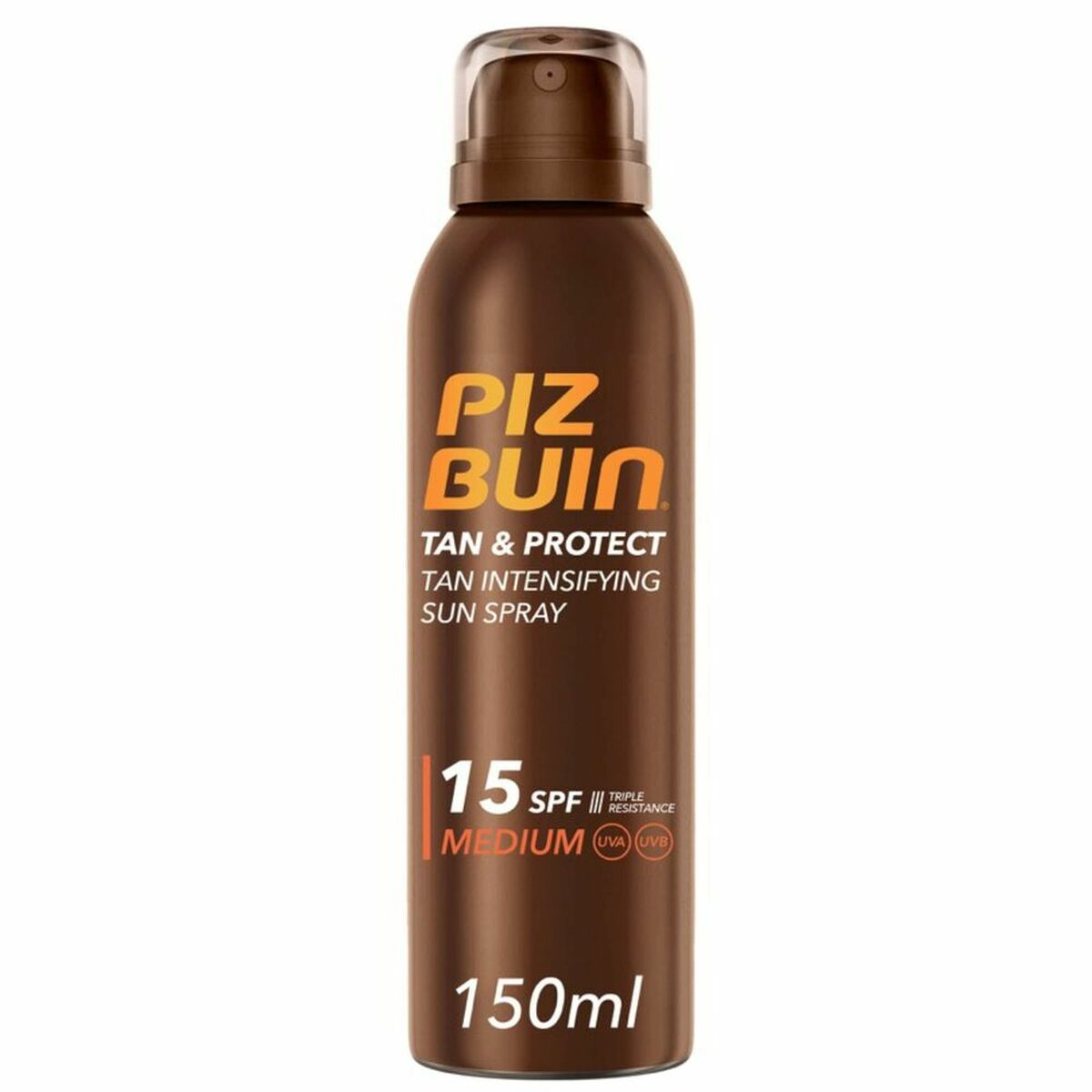 Bräunungsspray Tan &amp; Protect Medium Piz Buin Tan Protect Intensifying Spf 15 Spf 15 (150 ml)