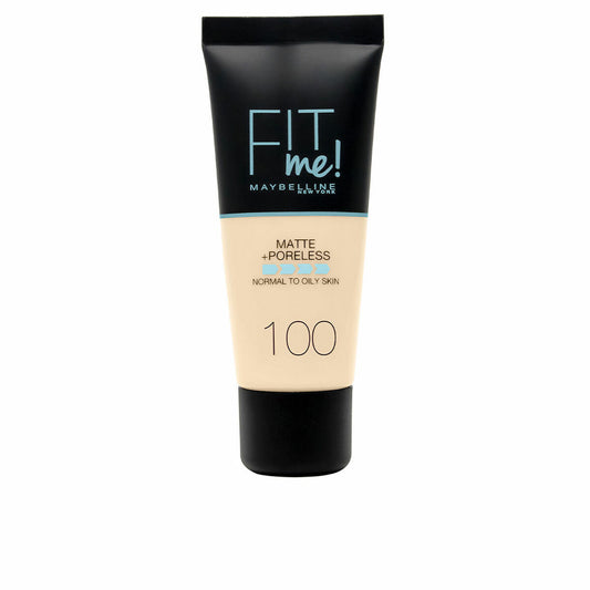 Flüssige Make-up-Basis Maybelline Fit Me! Nr. 100 Warm Ivory 30 ml