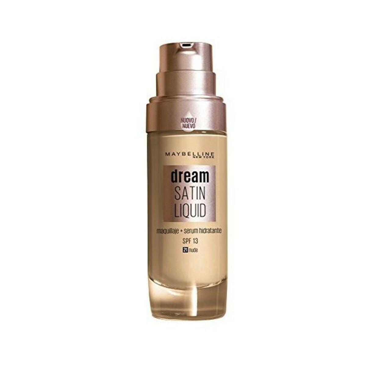 Flüssige Make-up-Basis Dream Satin Liquid Maybelline (30 ml) (30 ml)