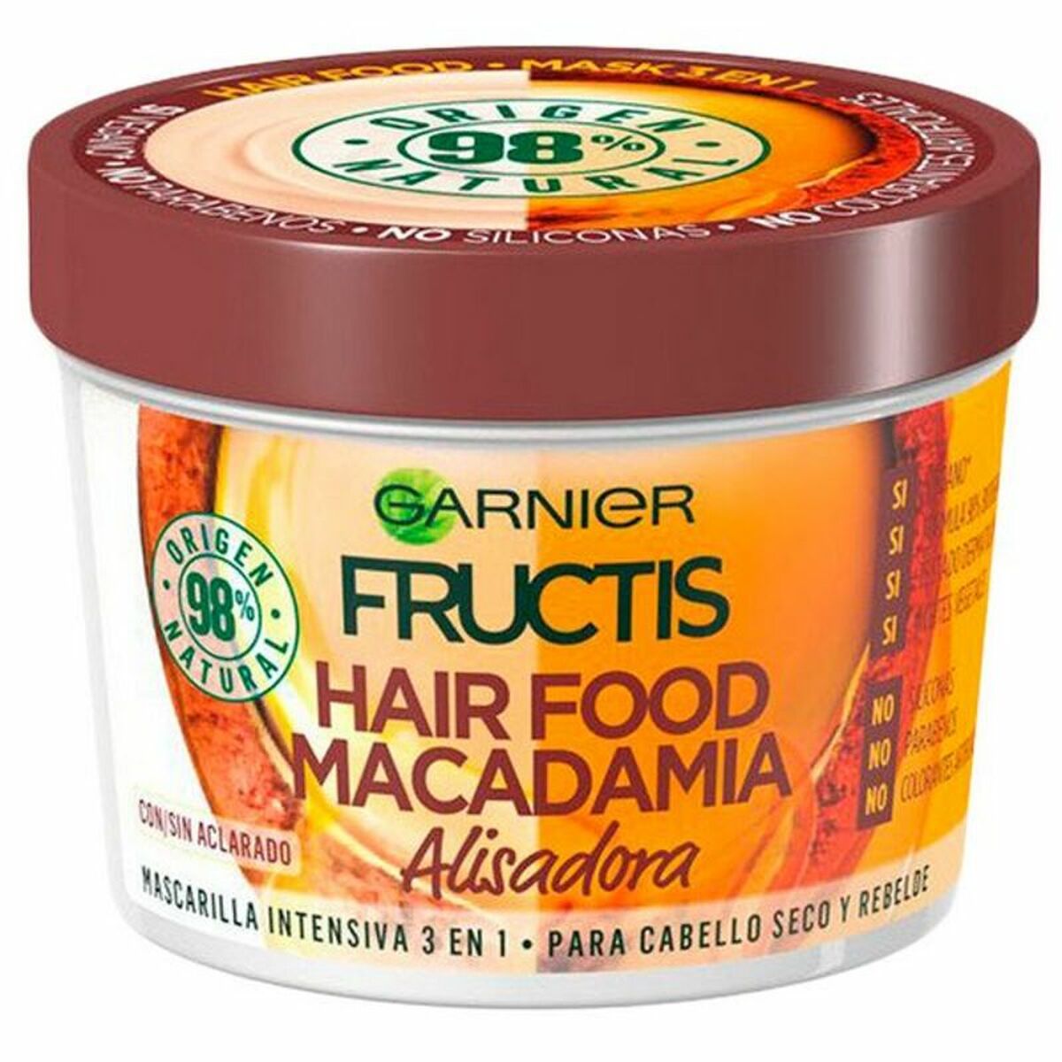 Nährende Haarmaske Alisadora Hair Food Macadamia Fructis (390 ml)