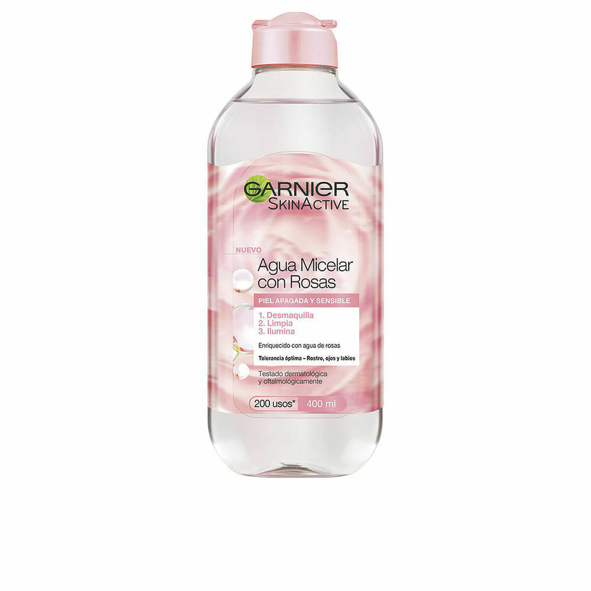 Make-up-Entferner Micellar Water Garnier Skinactive Agua Rosas Rosenwasser 400 ml