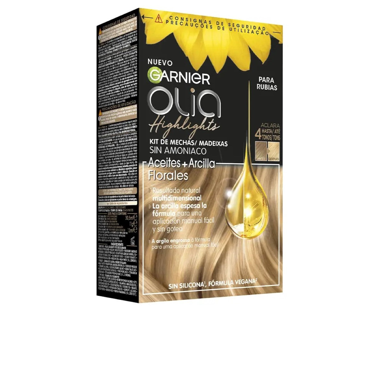 Amoniakfreie Färbung Garnier Olia Blonde Wicks