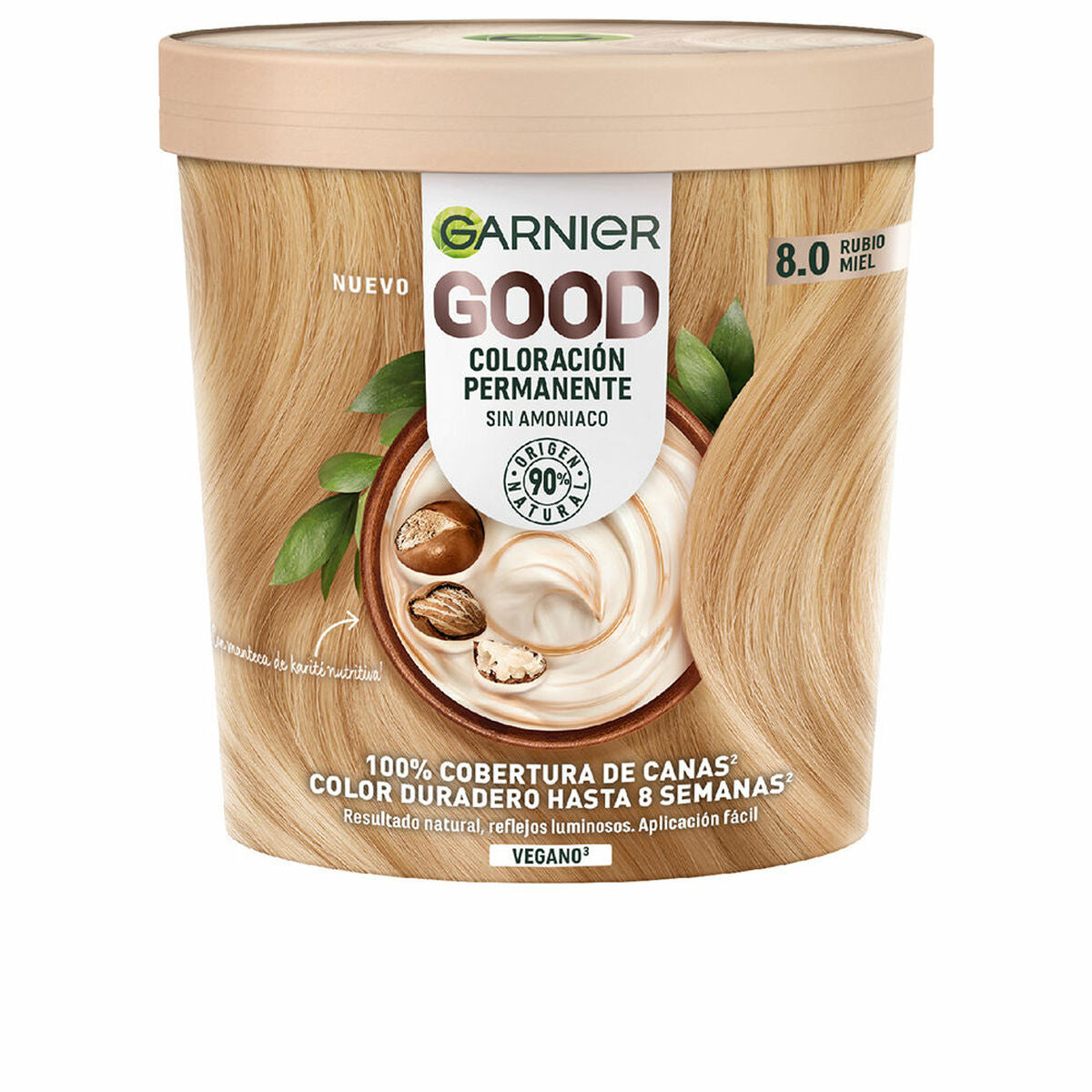 Permanent Dye Garnier Good Nº 8.0 Blonde (1 Unit) Garnier