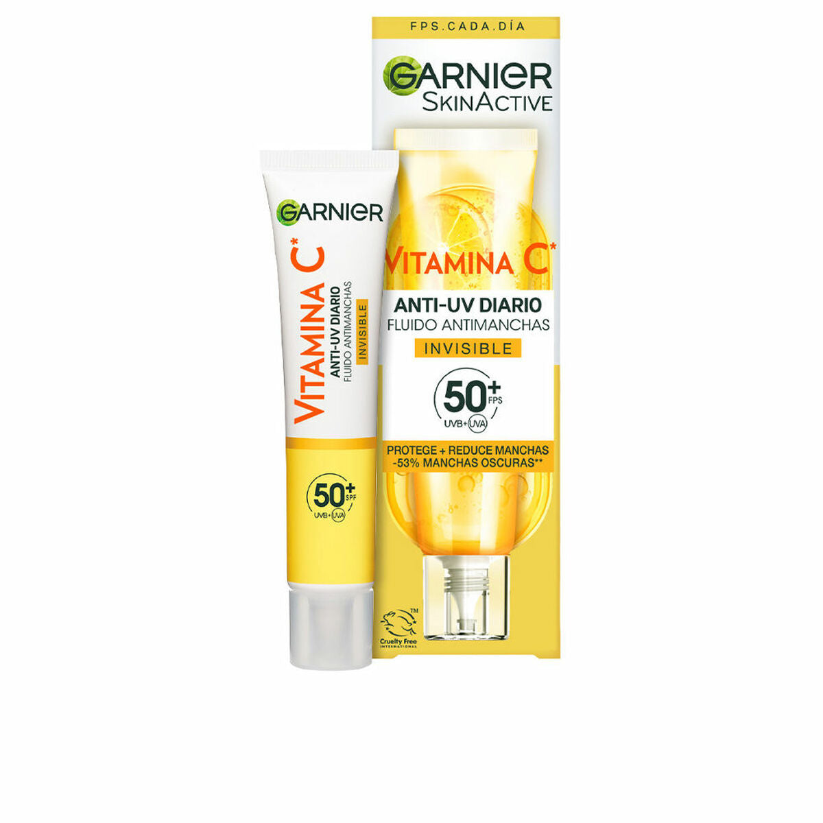 Feuchtigkeitsspendendes Fluid Garnier Vitamin C - Unsichtbarer Anti-Fleck 40 ml