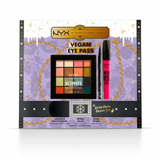 Make-Up Set NYX Vegan Eye Pass Limited Edition Limitierte Auflage 3 Stück