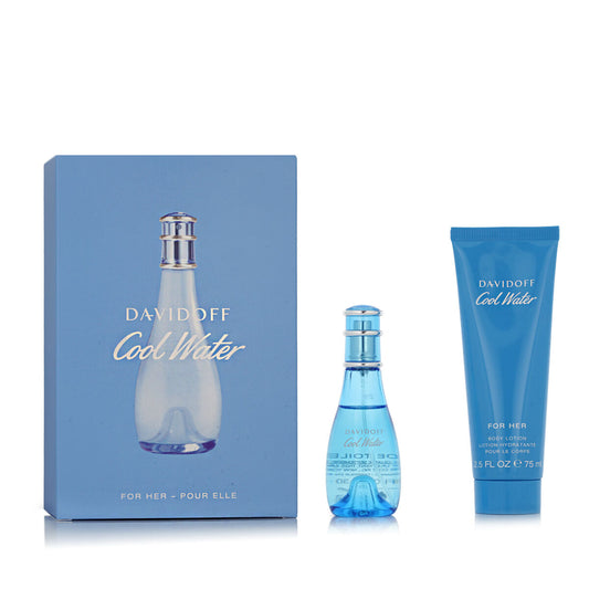 Women's Perfume Set Davidoff Cool Water 2 Pieces Davidoff