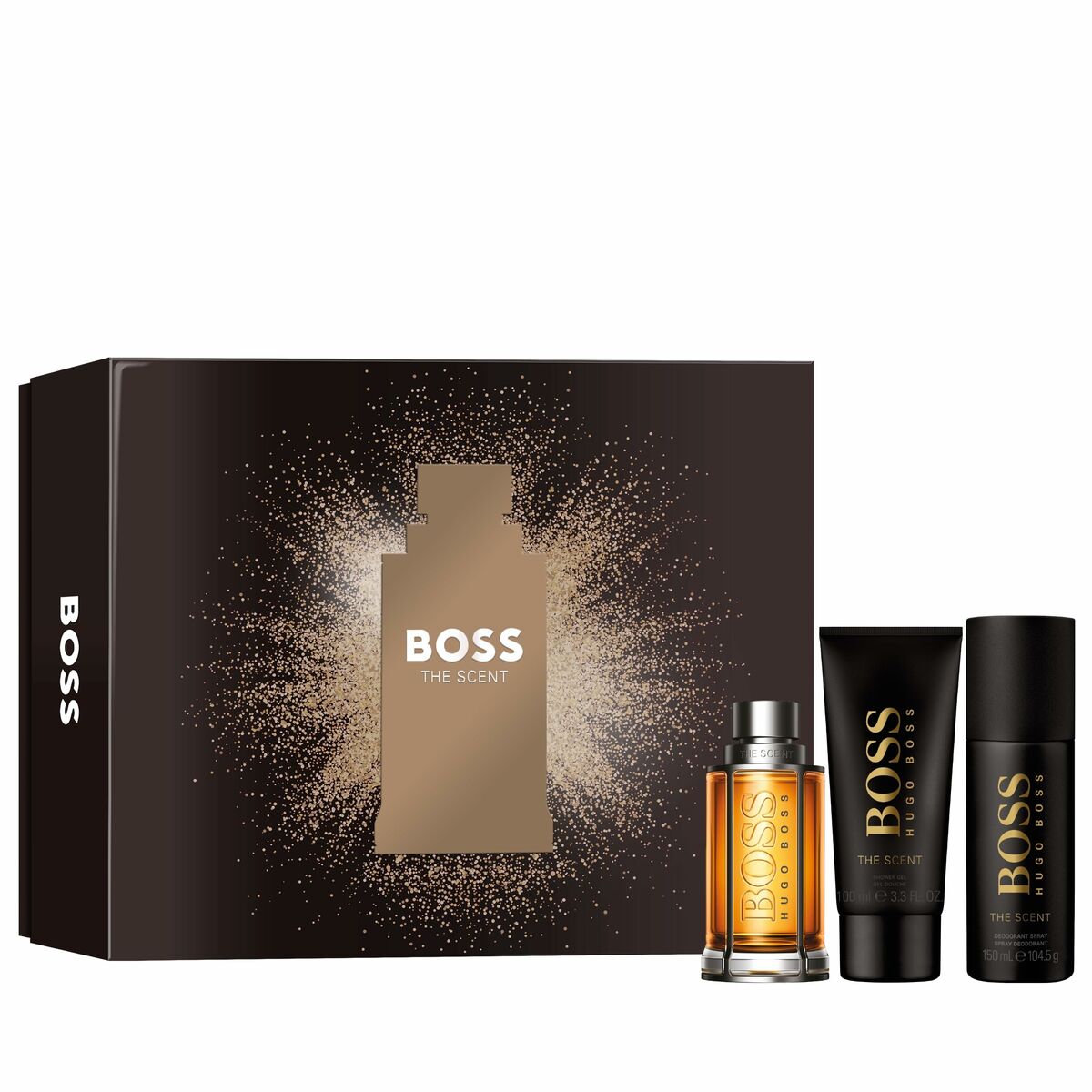 Men's Perfume Set Hugo Boss EDT BOSS The Scent 3 Pieces