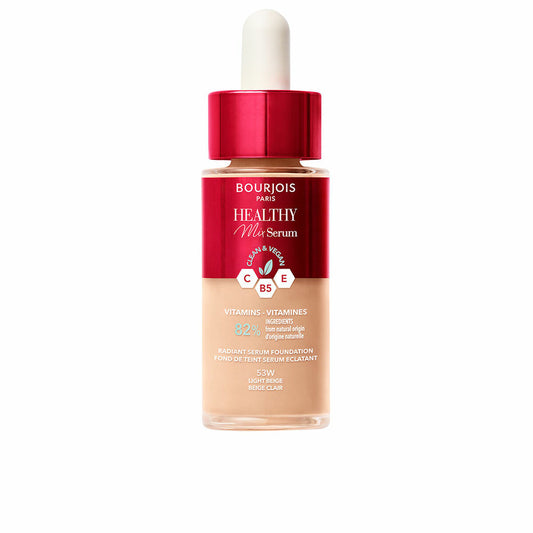 Flüssige Make-up-Basis Bourjois Healthy Mix Serum Nr. 53W Hellbeige 30 ml