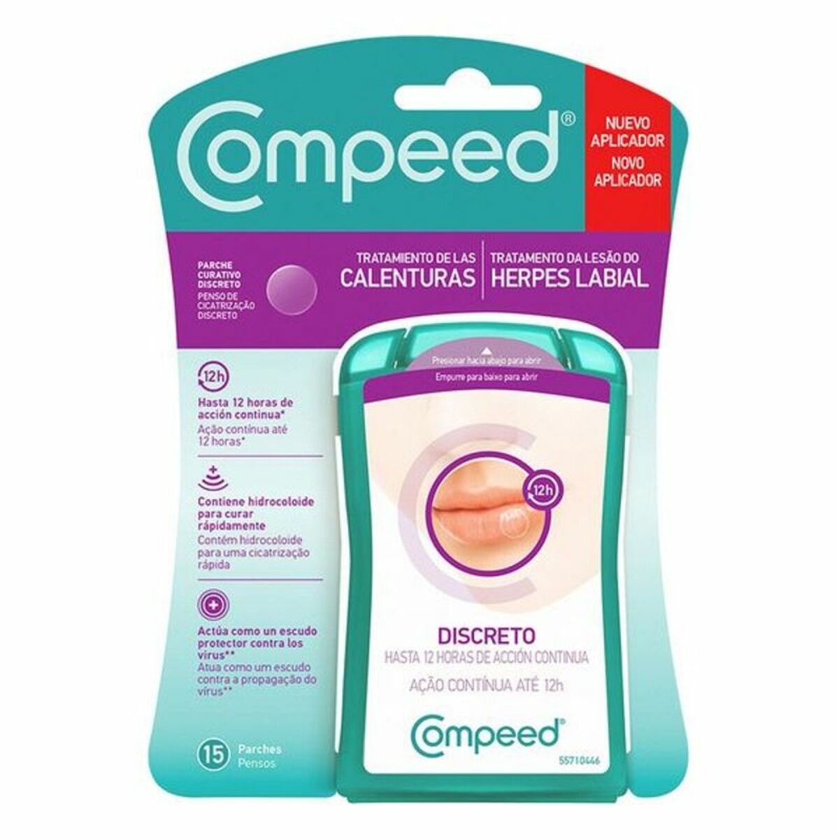 Pflaster gegen Fieberblasen Compeed Calenturas 15 Einheiten (15 uds)