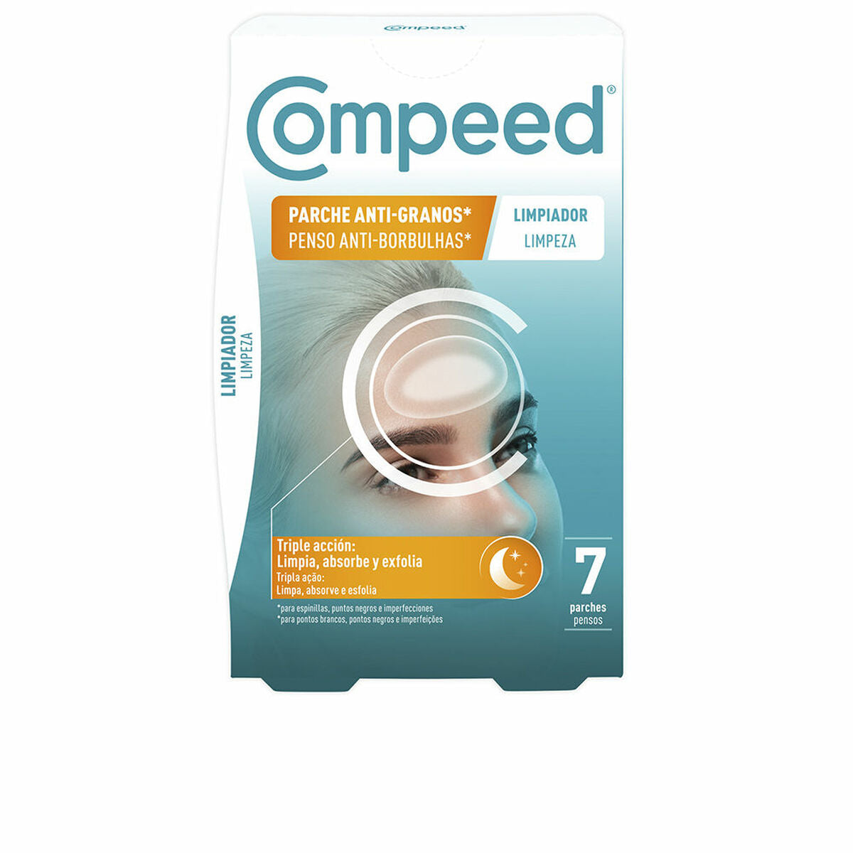 Gesichtsreiniger Compeed Patch (7 Einheiten)