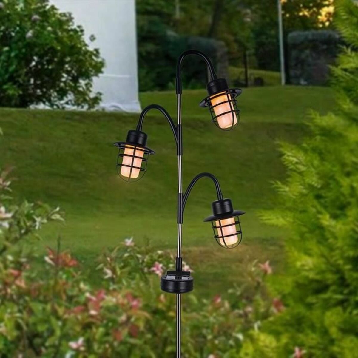 Solar lamp Lumisky BERRY SPIKE Black Lumisky