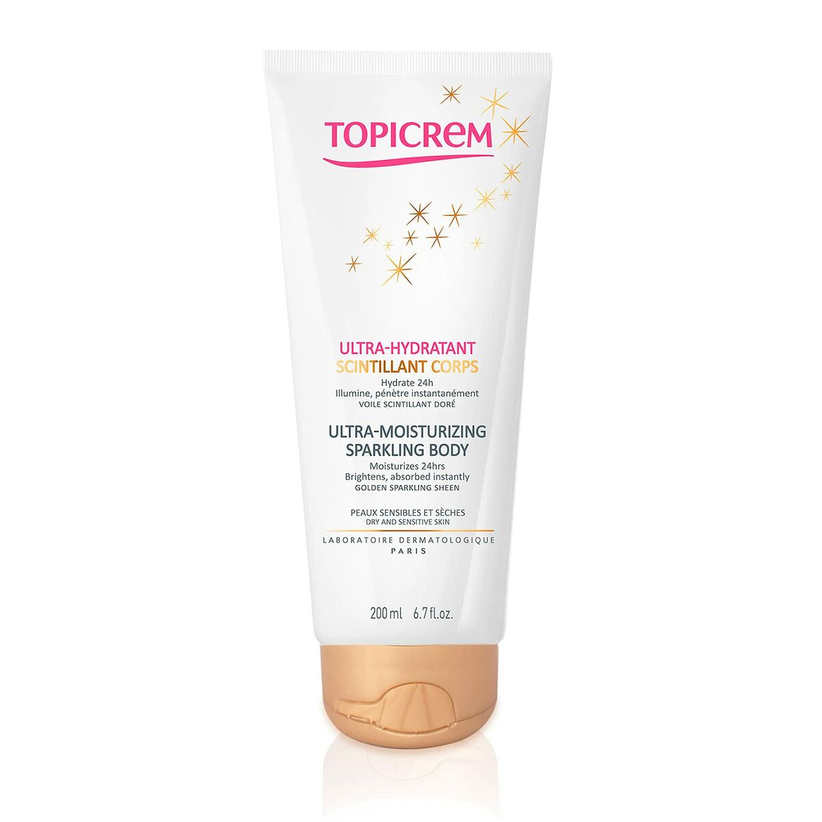 Körperlotion Topicrem Uh Golden 200 ml