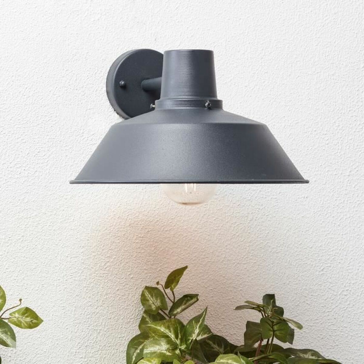 Wall Light Brilliant Black Anthracite Metal 60 W E27 Brilliant